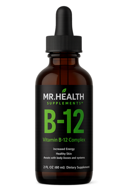 B-12 Drops 2oz – Natural Energy & Metabolism Support